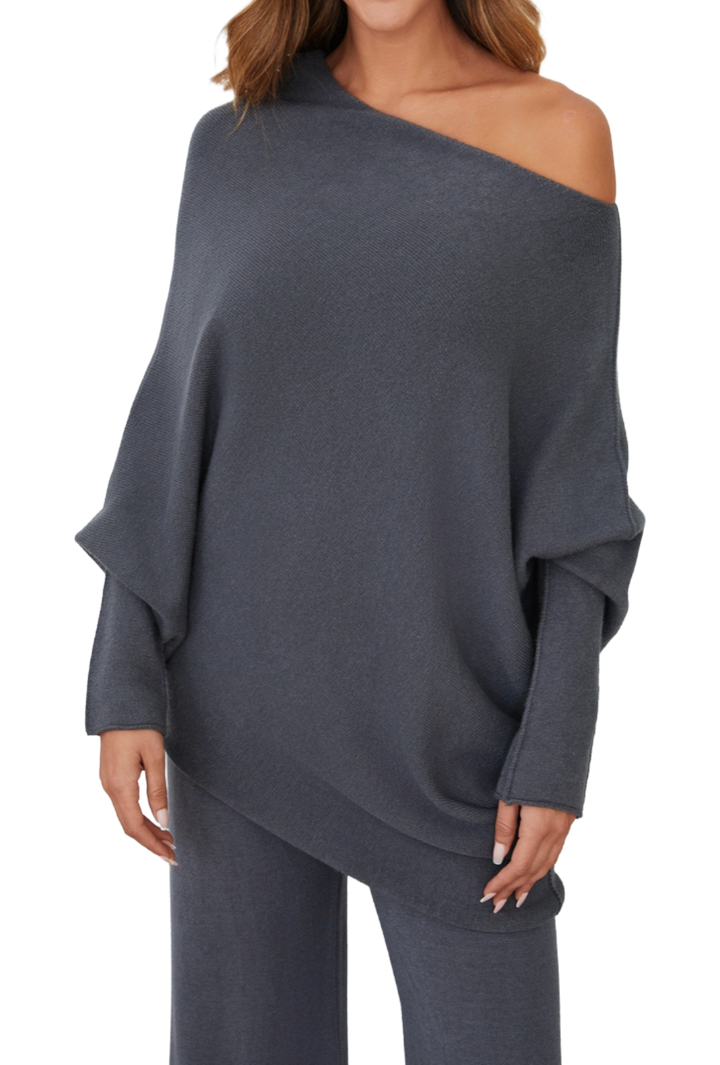 The Debbie Sweater- Charcoal