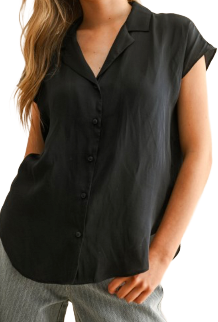 The Avril Blouse- Black