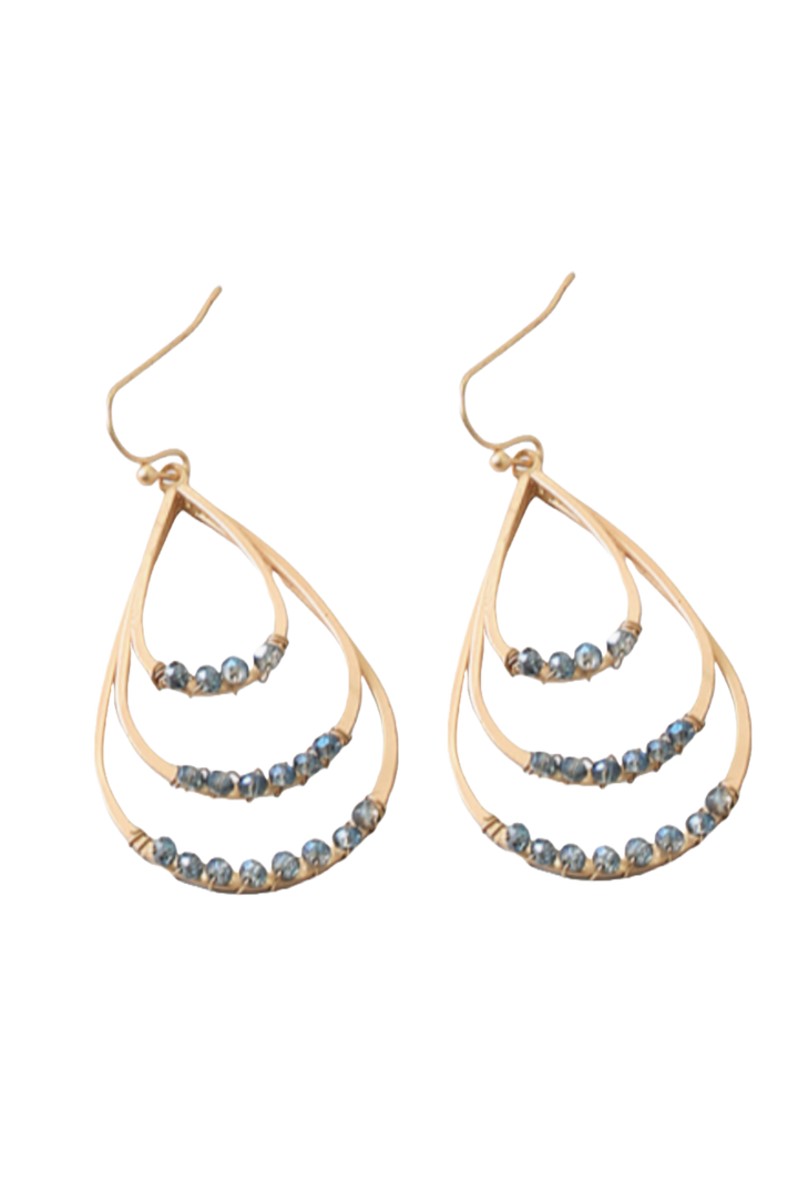 The Yara Earring- Montana Blue