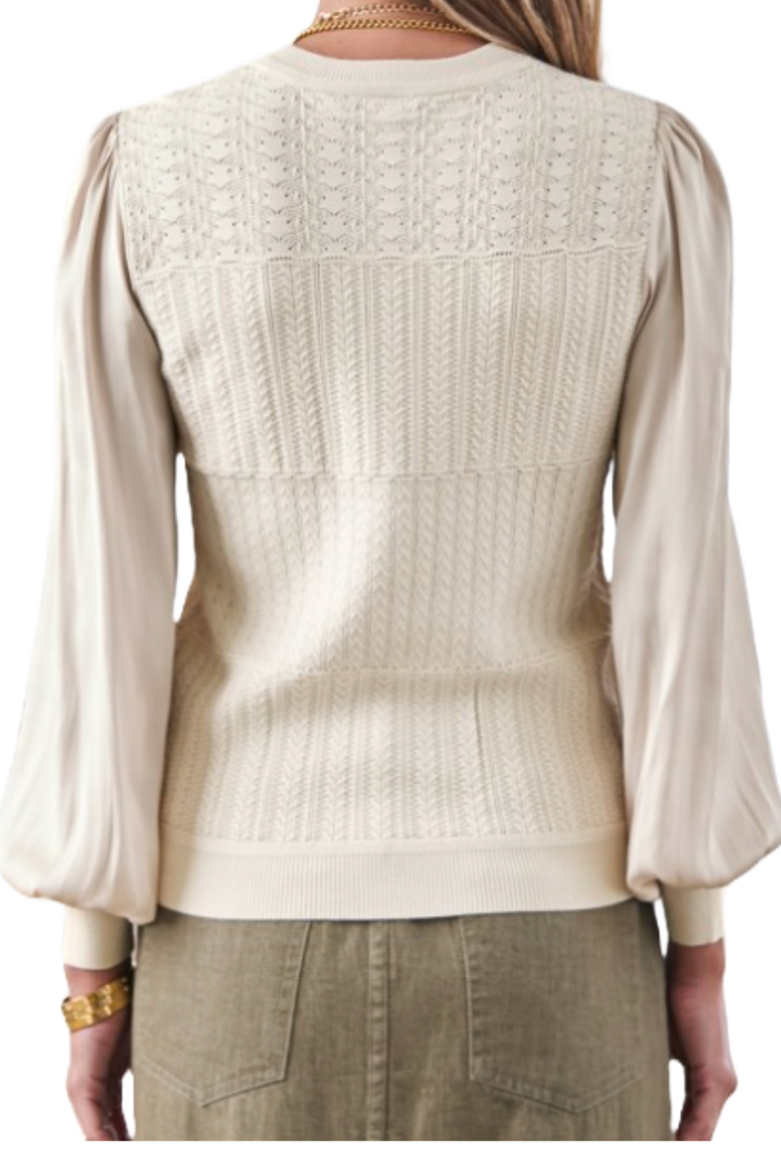 The Dionne Blouse- Cream