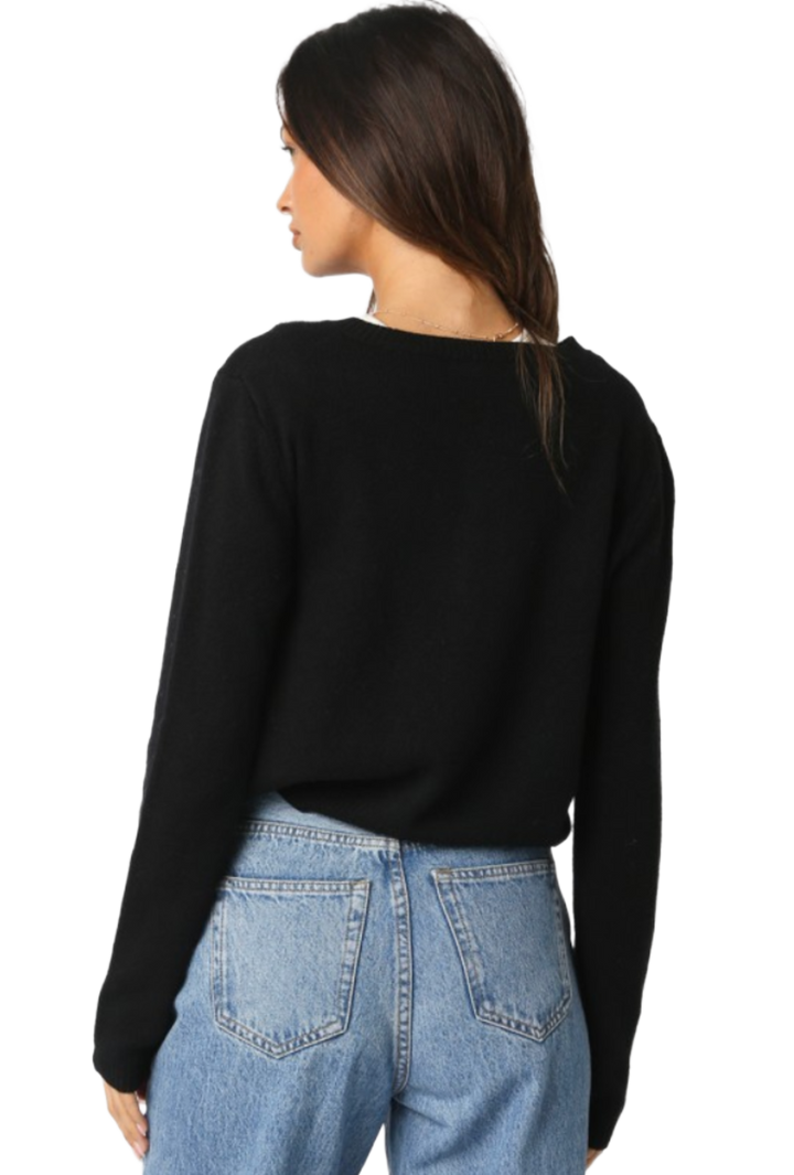 The Aspen Cardigan- Black