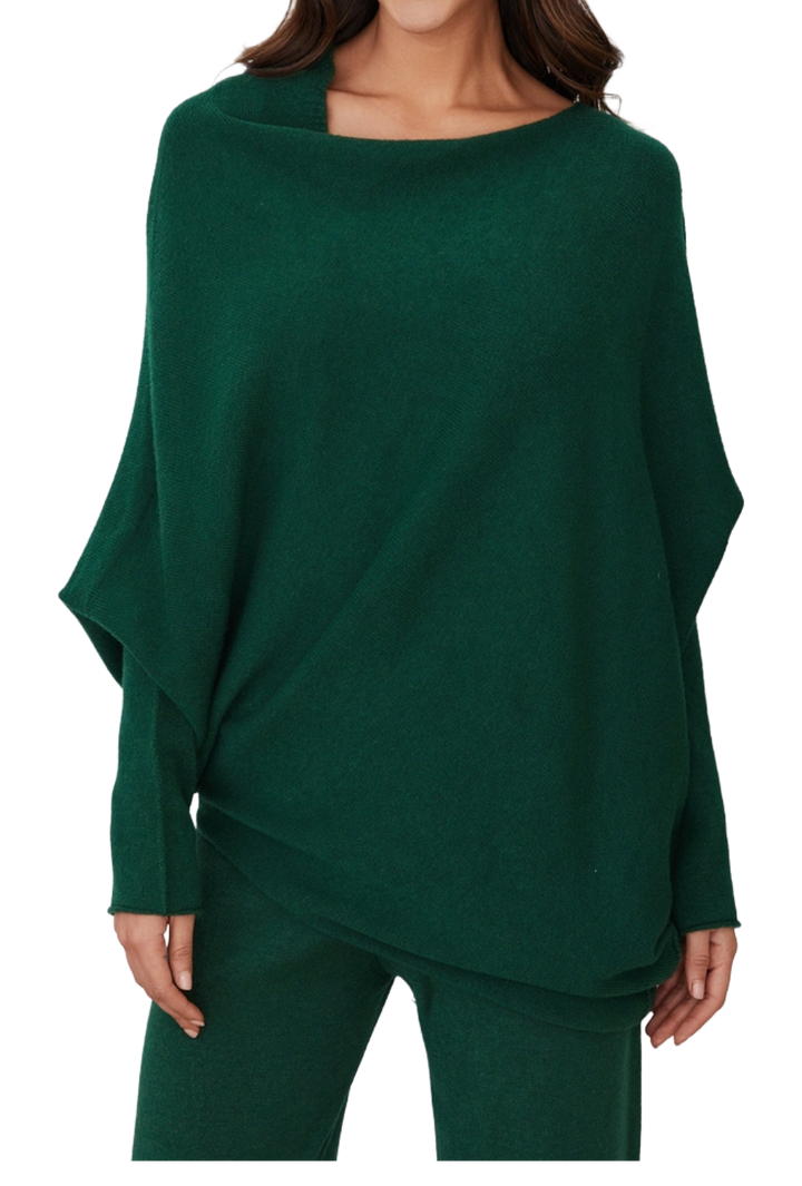 The Debbie Sweater- Emerald Green