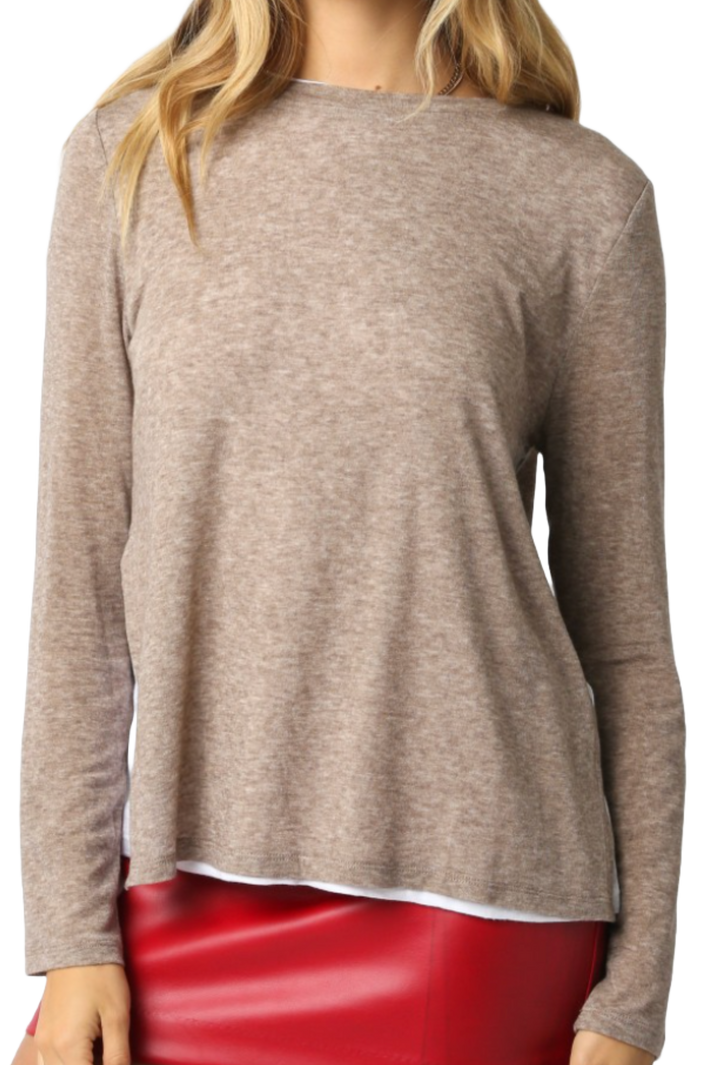 The Junia Sweater- Light Brown