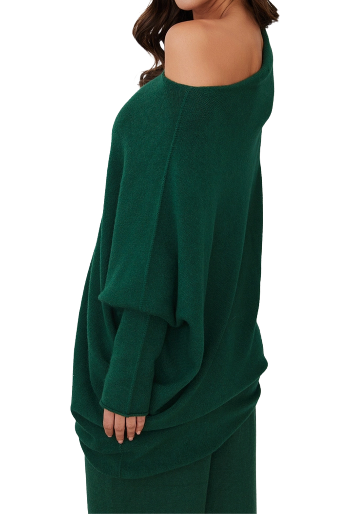 The Debbie Sweater- Emerald Green