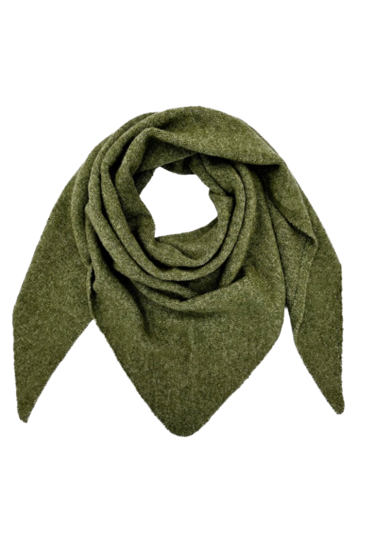 Triangle Scarf/Shawl- Olive