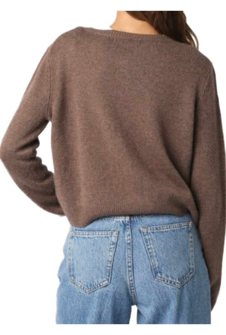 The Aspen Cardigan- Mocha