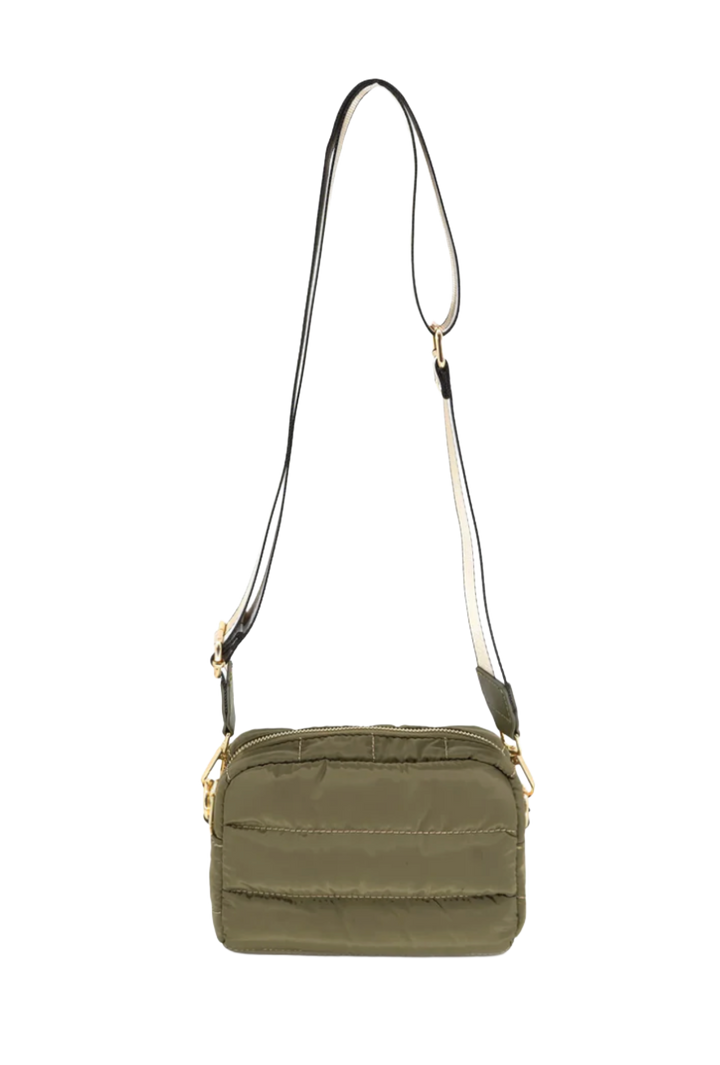 Square Puffer Bag- Olive