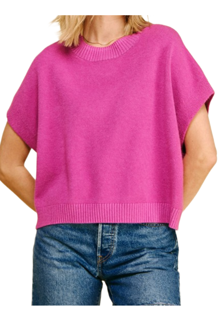 The Amelia Top- Pomegranate