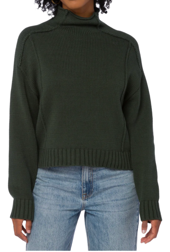 The Rowling Sweater- Forest Green