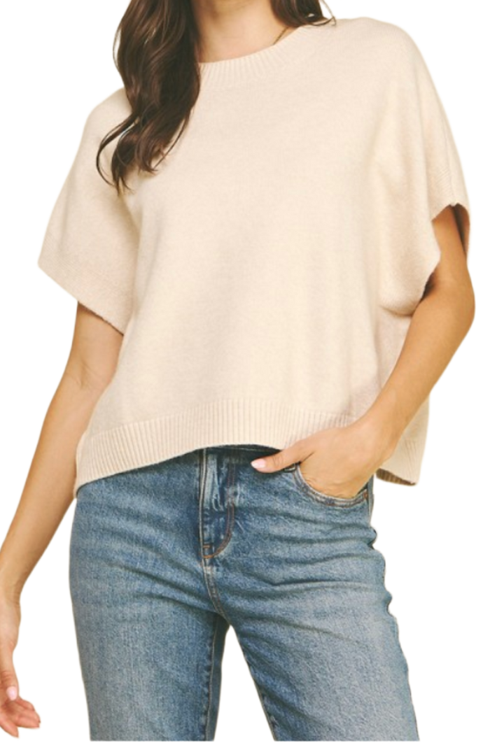 The Amelia Top- Cream