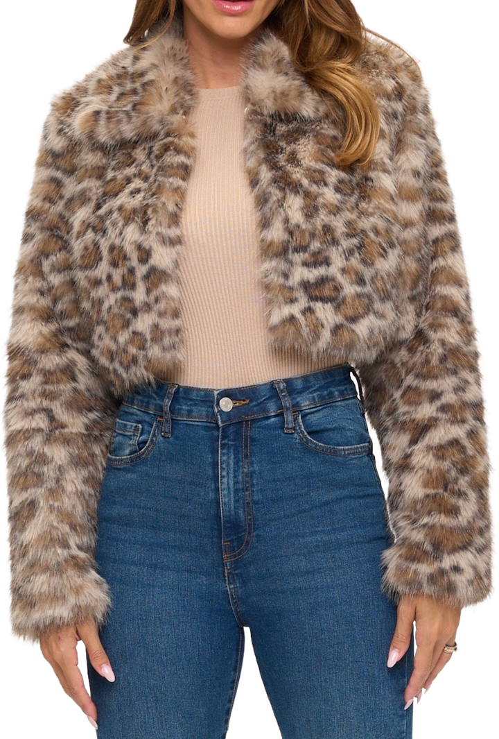 The Lucero Jacket- Cheetah Print