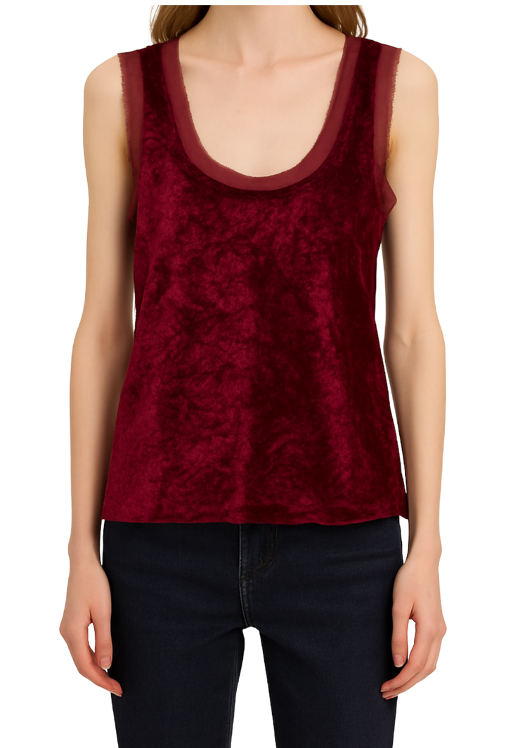 The Cadhla Tank- Maroon