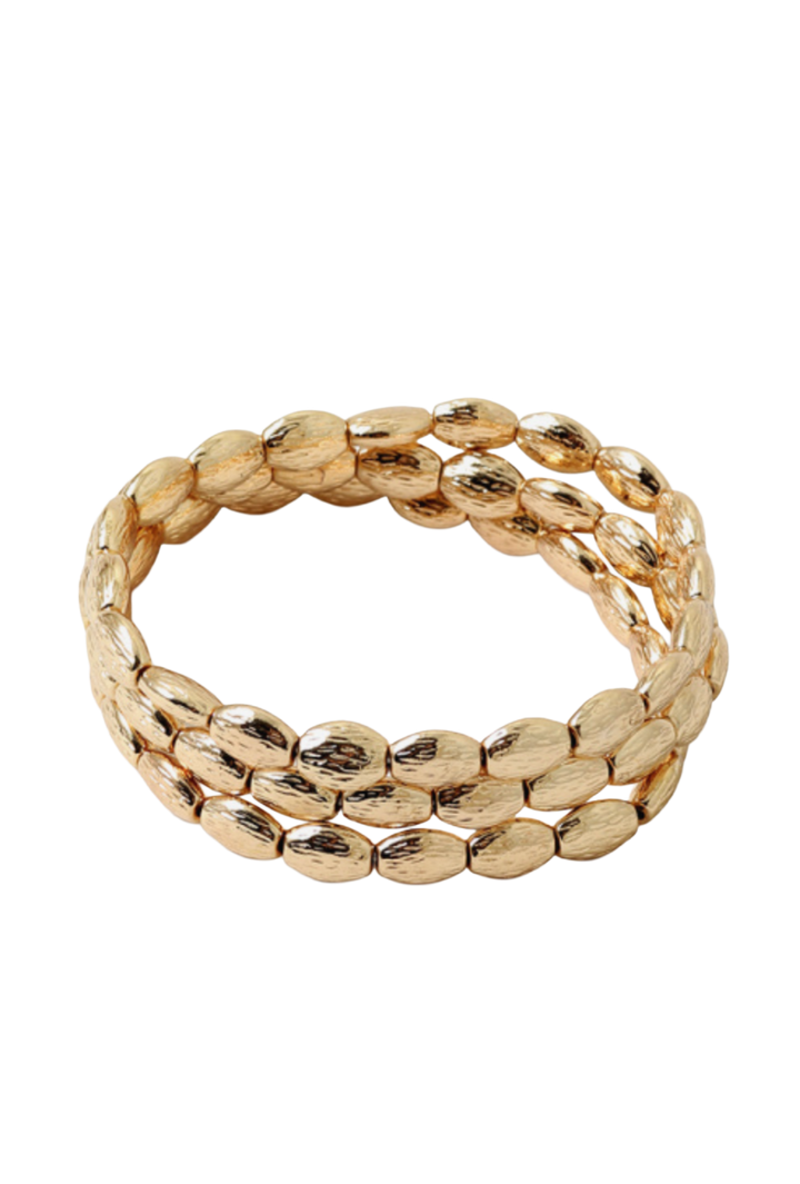 The Agnes Bracelet Set- Gold