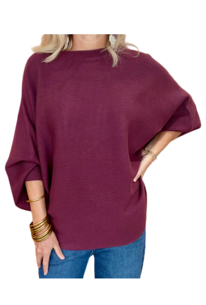 The Oakley Sweater- Bordeaux