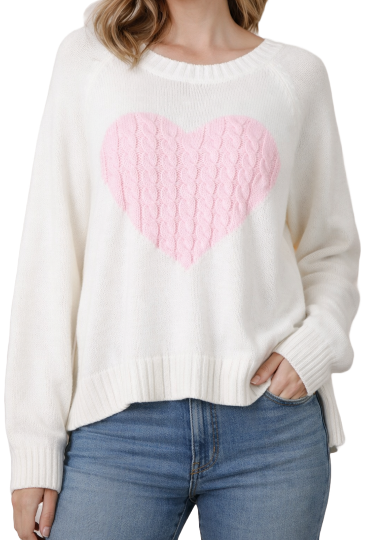 The Serena Sweater- Pink