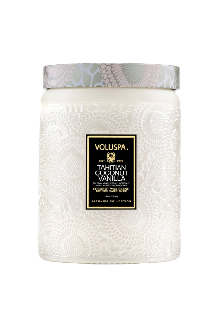 Tahitian Coconut Vanilla 18oz Large Jar