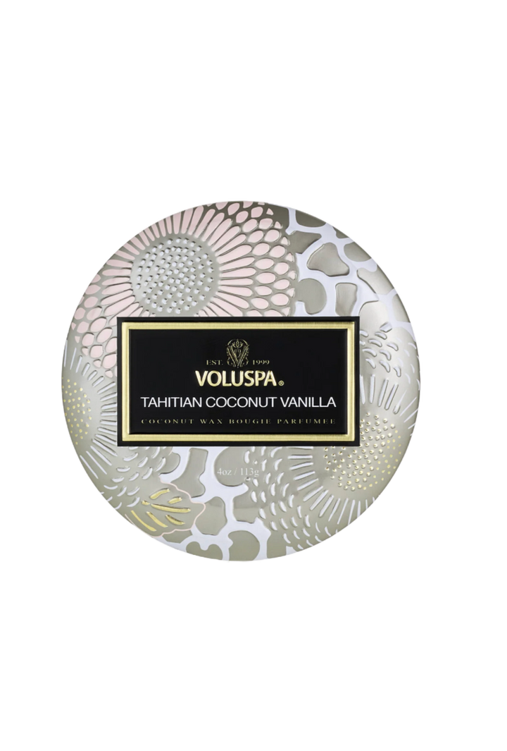 Tahitian Coconut Vanilla Mini Tin