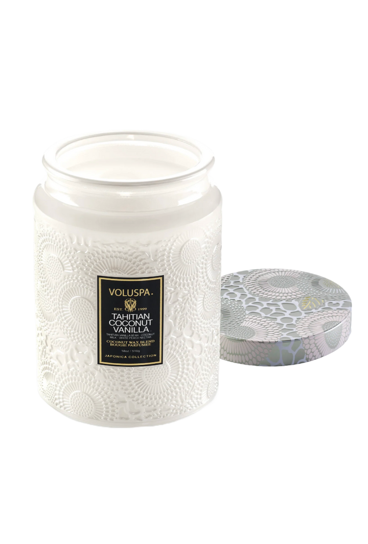 Tahitian Coconut Vanilla 18oz Large Jar