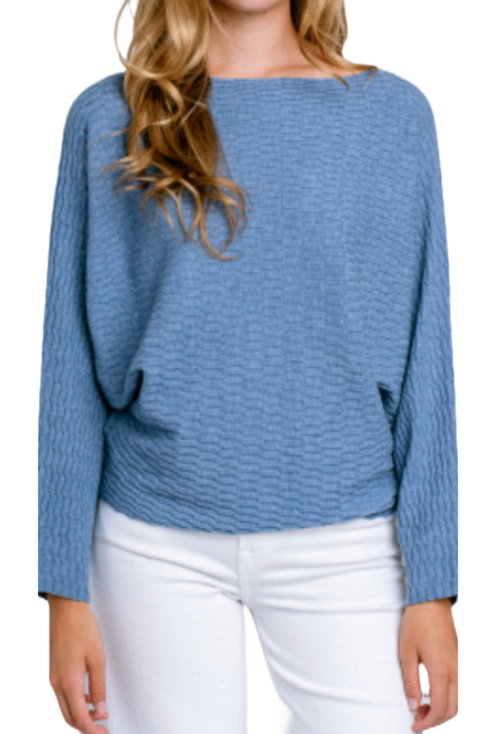 The Otillie Sweater- Dusty Blue