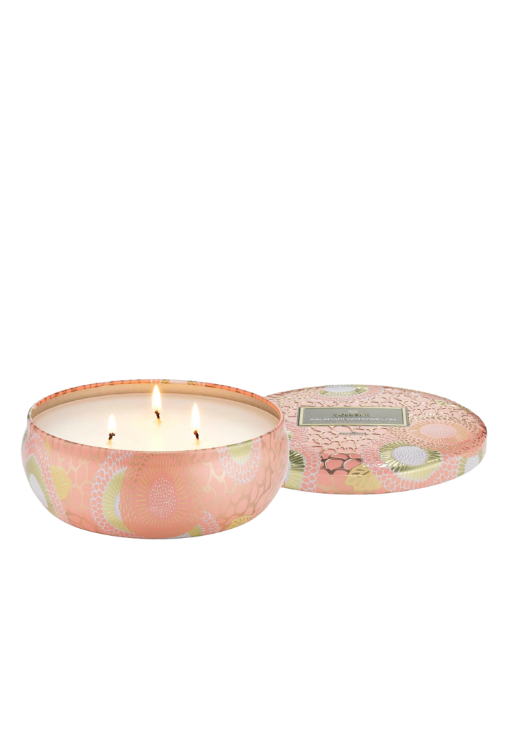 Kalahari Watermelon 3 Wick Tin Candle