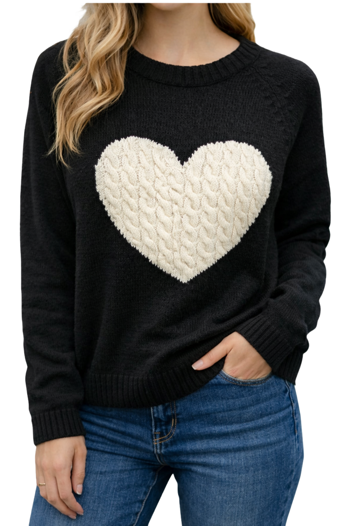 The Serena Sweater- Black