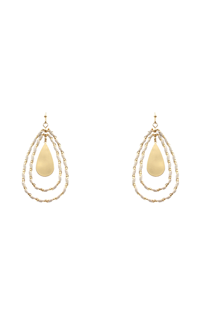 The Cindy Earring- Ivory