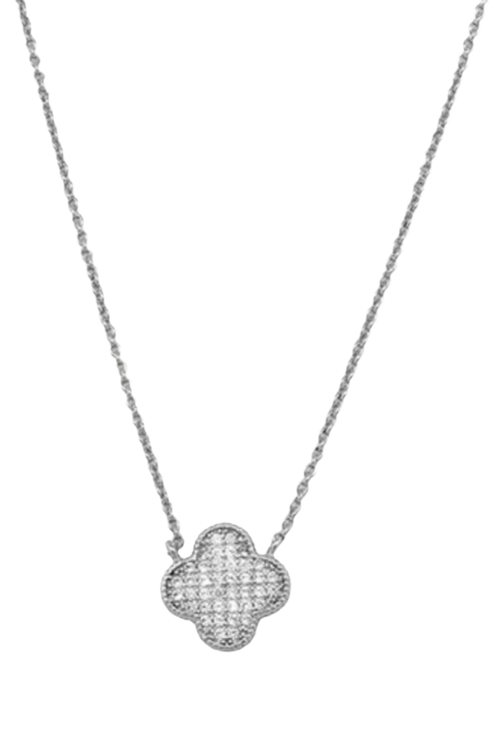 The Flora Necklace- Silver