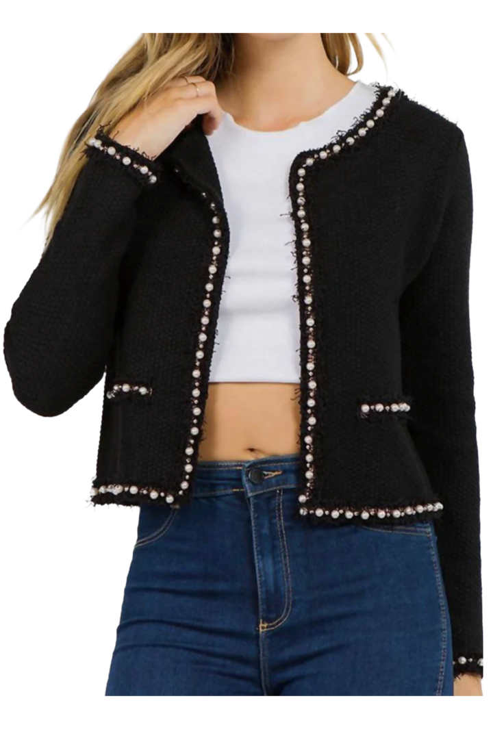 The Ines Bolero- Black