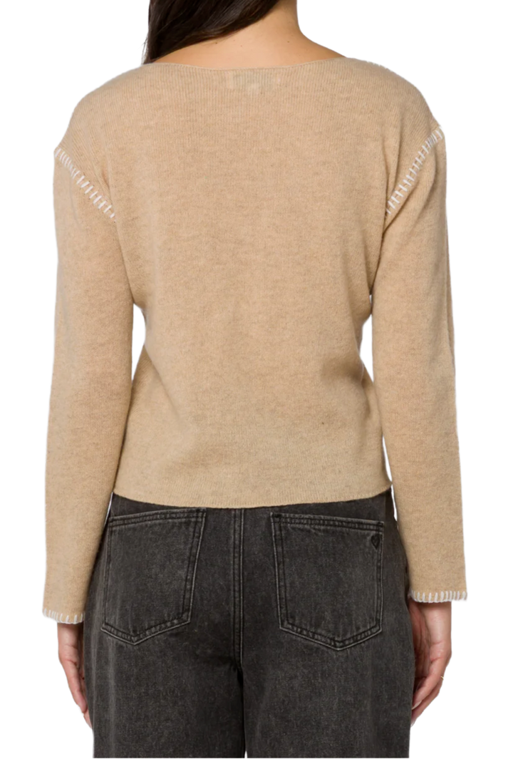 The Alessandra Sweater- Light Brown