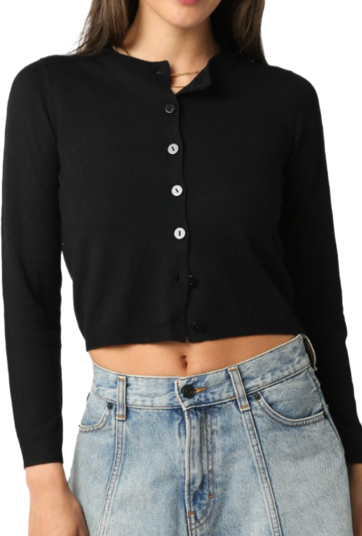 The Marie Cardigan- Black