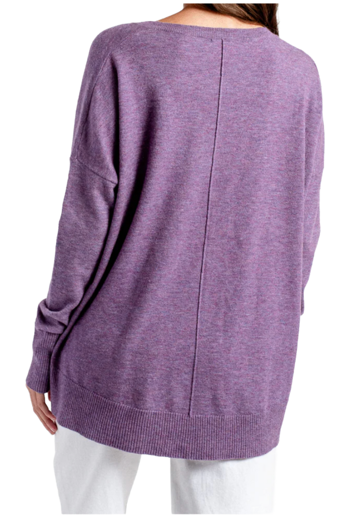 The Miranda Sweater- Purple