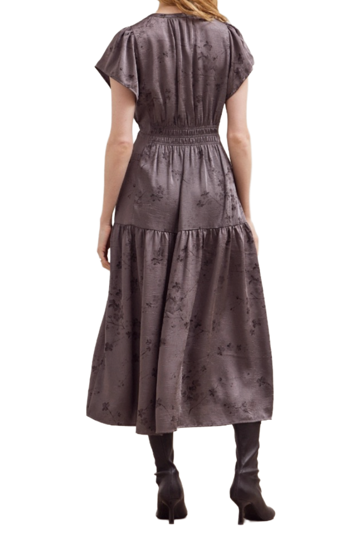 The Rylinn Midi Dress- Steel