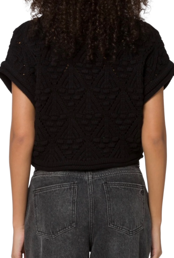 The Fay Sweater Top- Black