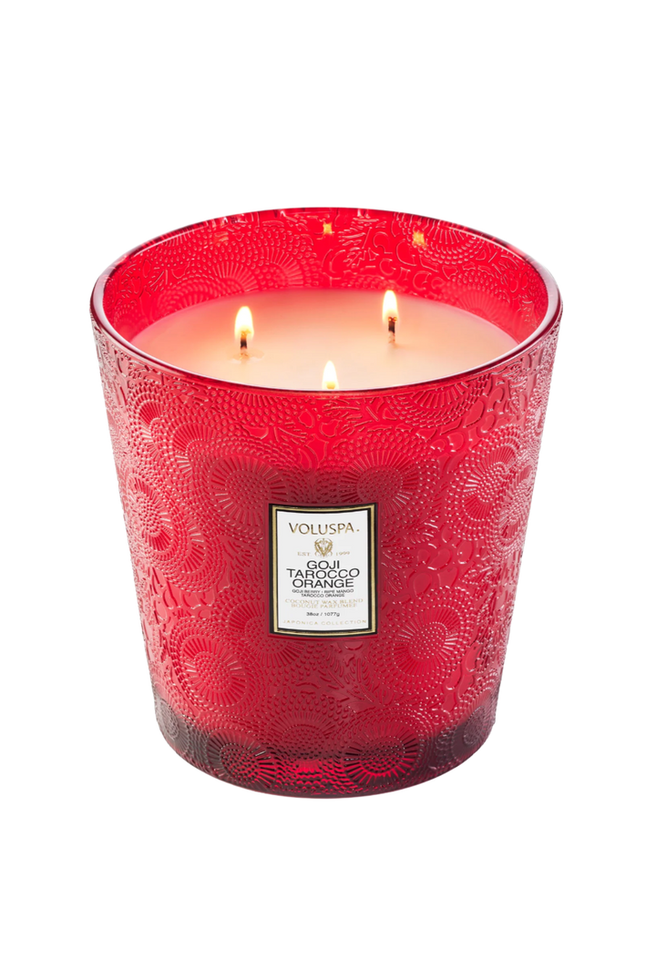 Goji Tarocco Orange 3 Wick Hearth