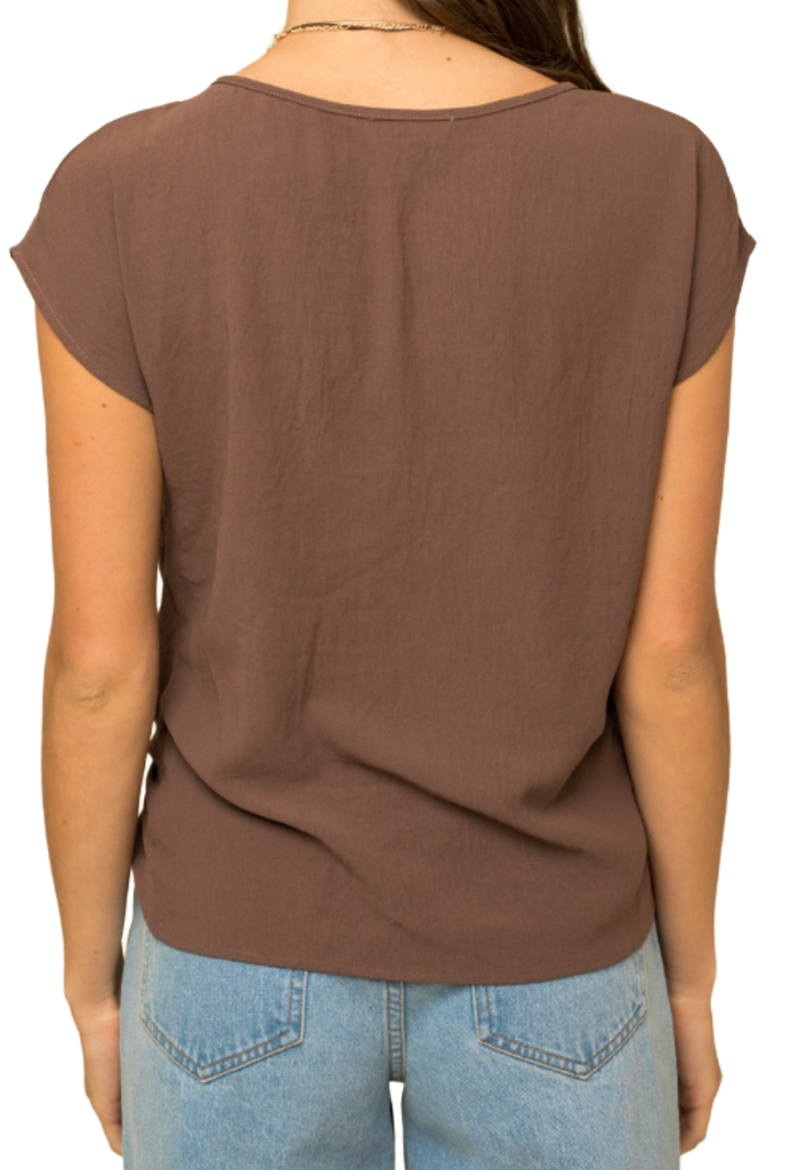 The Mahalia Top- Brown