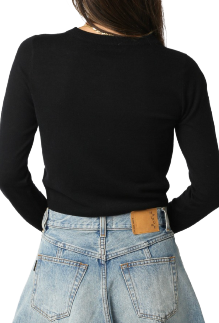 The Marie Cardigan- Black