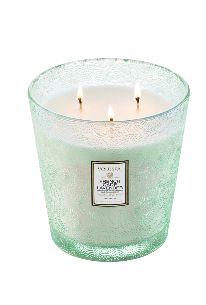 French Cade Lavender 3 Wick Hearth