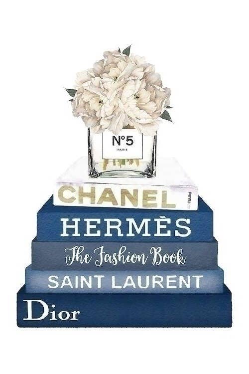 Book Stack Chinoiserie Porcelain Trinket Tray, Pink