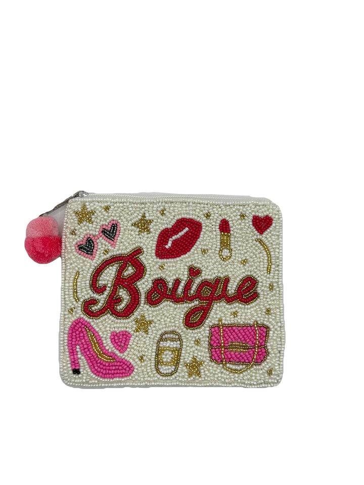 Bougie Beaded Coin Pouch