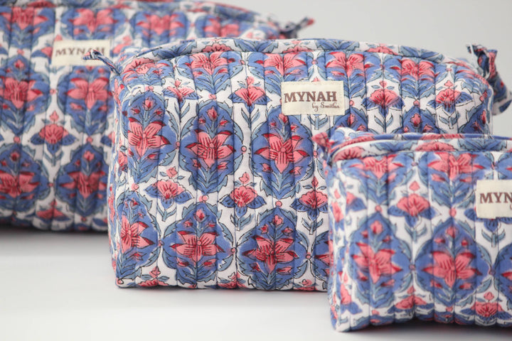 Nantucket floral Makeup Bag