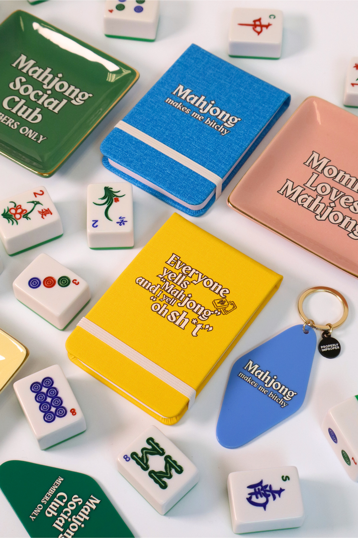 Square Trinket Tray Mahjong Social Club