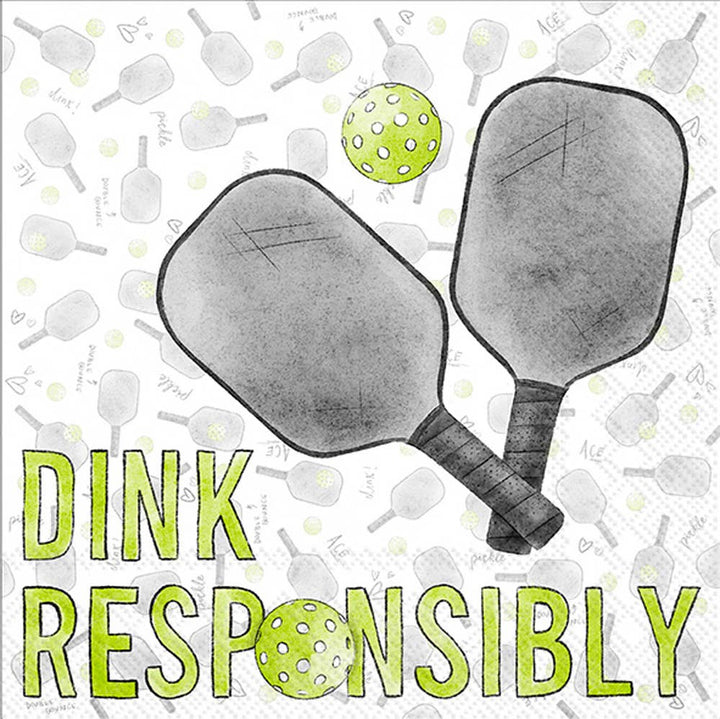 Paper Cocktail Napkin Dink Responsibly