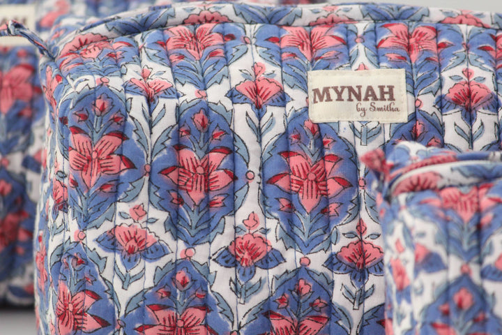 Nantucket floral Makeup Bag