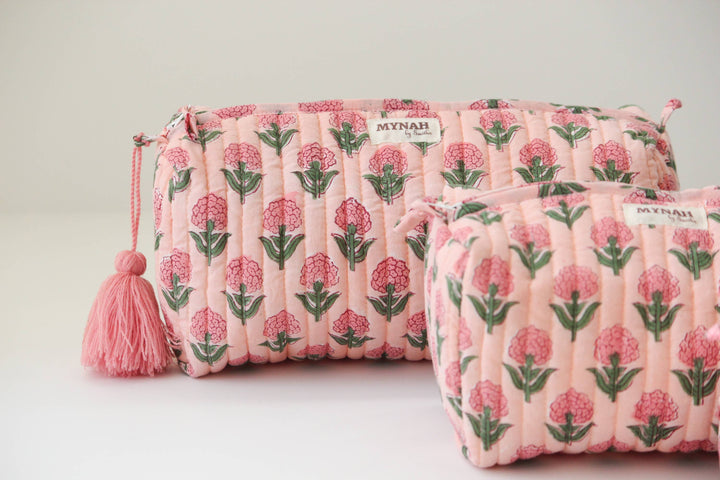 Blush marigold travel/make up/organizer/bag-LARGE only