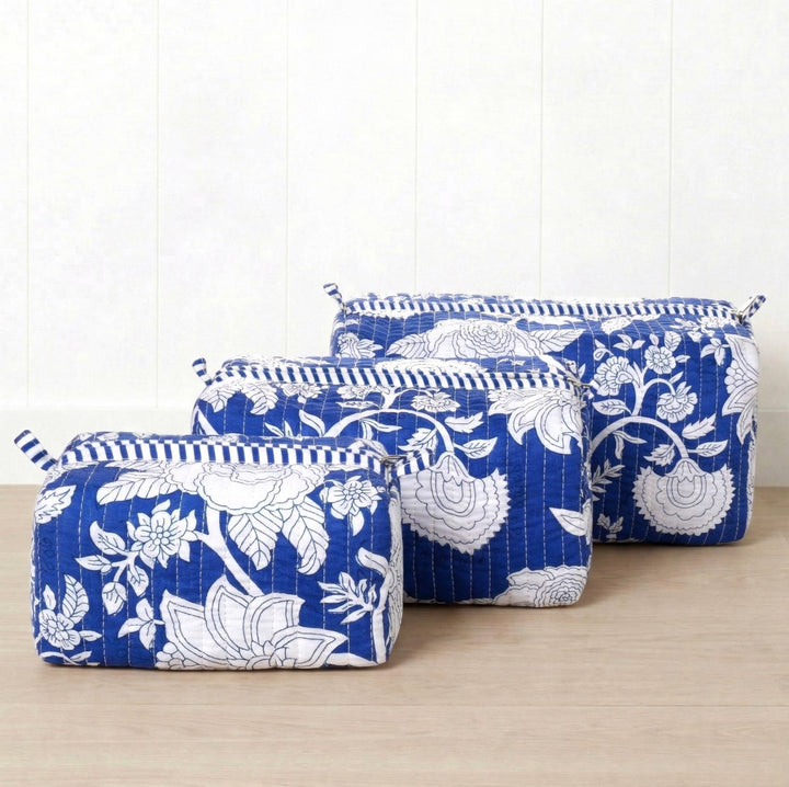 Cornflower Cosmetic Pouches