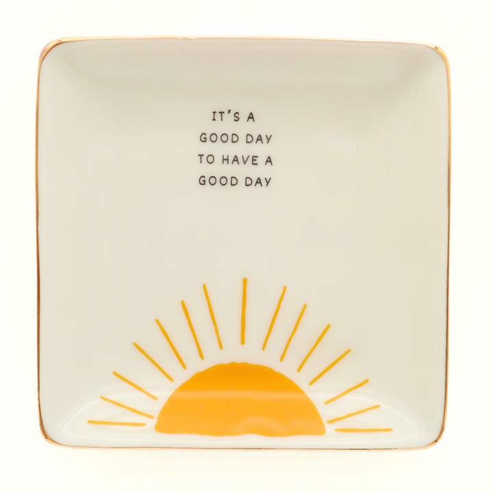 Square Trinket Tray It's A Good Day