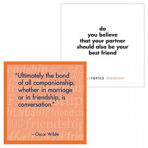 TABLETOPICS FRIENDSHIP - Conversation Game for Friends