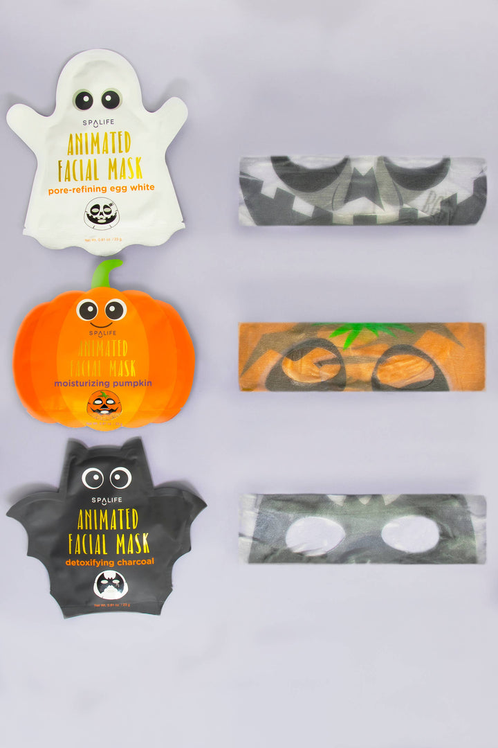 Halloween Skincare Sheet Mask - Pumpkin, Ghost, Bat
