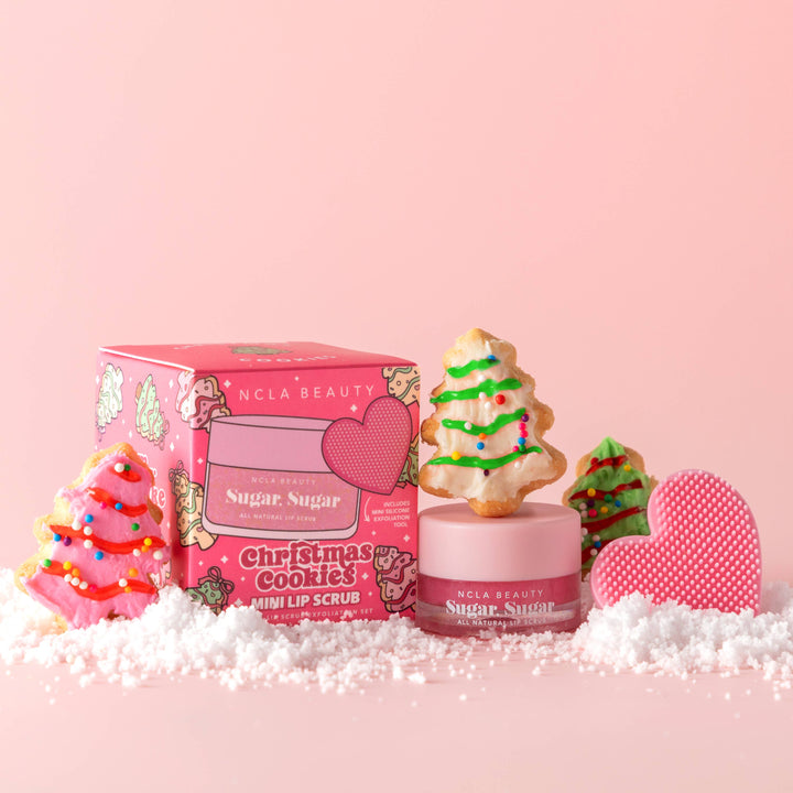 Ornament Mini - Christmas Cookies Lip Scrub + Scrubber