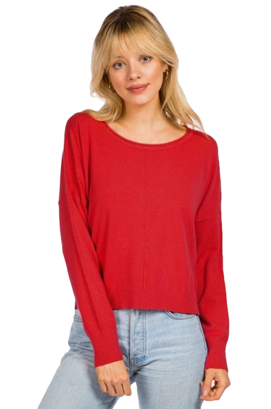 The Freya Sweater- Red